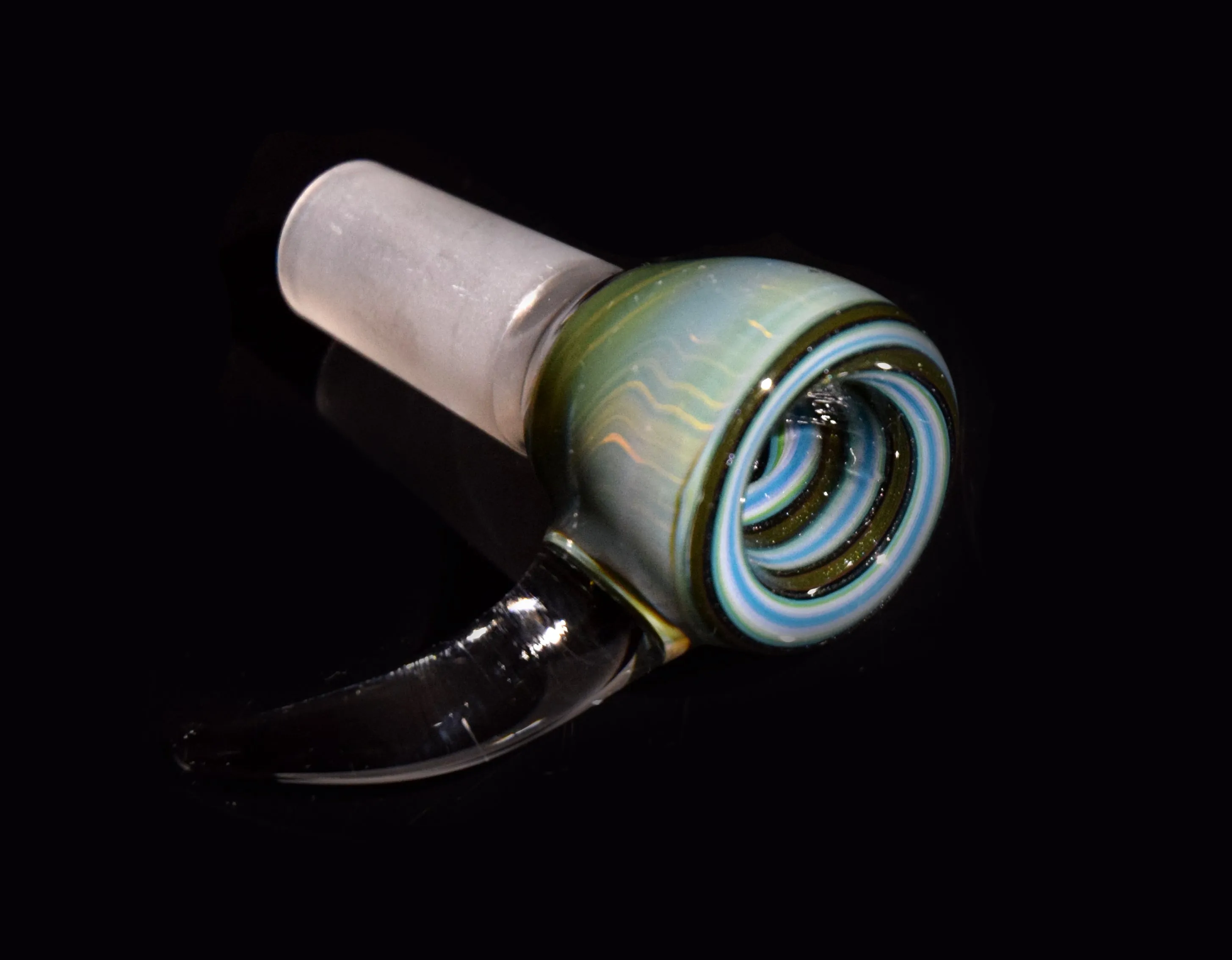 15'' Straight Tube with Worked Section Water Bong by Phil Sundling