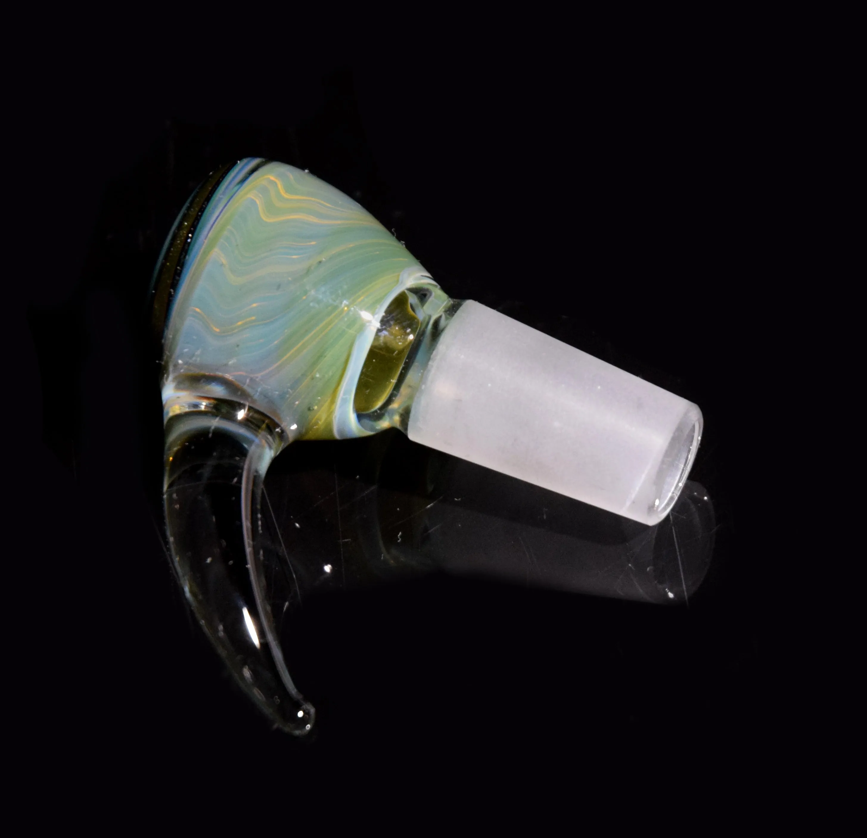 15'' Straight Tube with Worked Section Water Bong by Phil Sundling