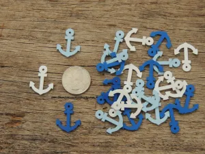 25 qty Ship Anchor Wood Pendants