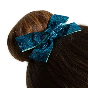 30094 - Glittered Ribbon Hair Bow