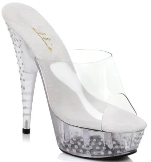 6" Pointed Heel Stiletto Mule (ES609-ELSA  Final Sale)
