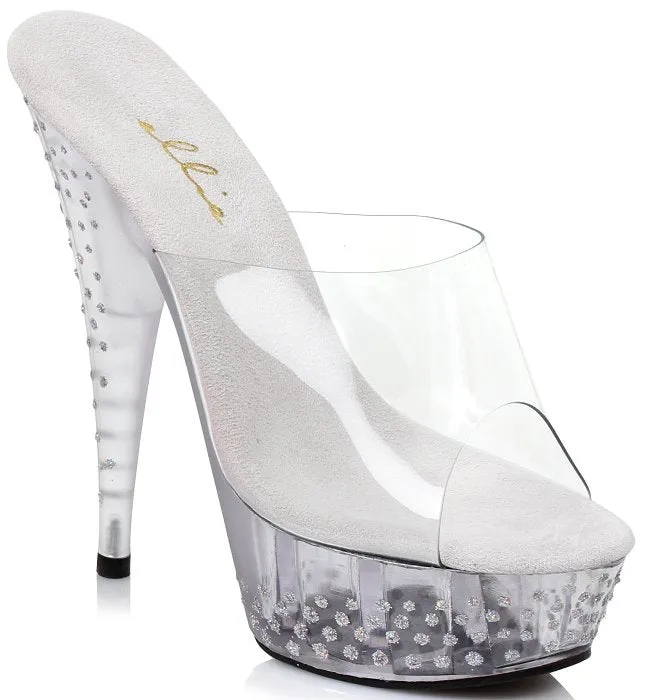 6" Pointed Heel Stiletto Mule (ES609-ELSA  Final Sale)