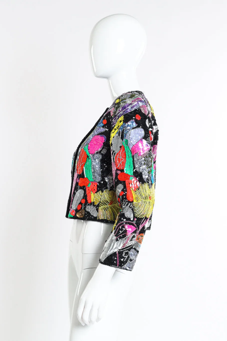 Abstract Beaded Jacket