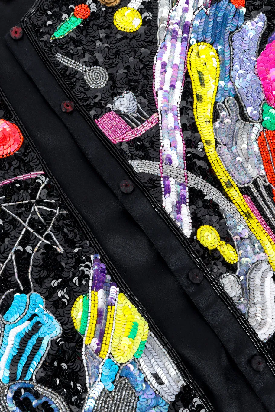 Abstract Beaded Jacket