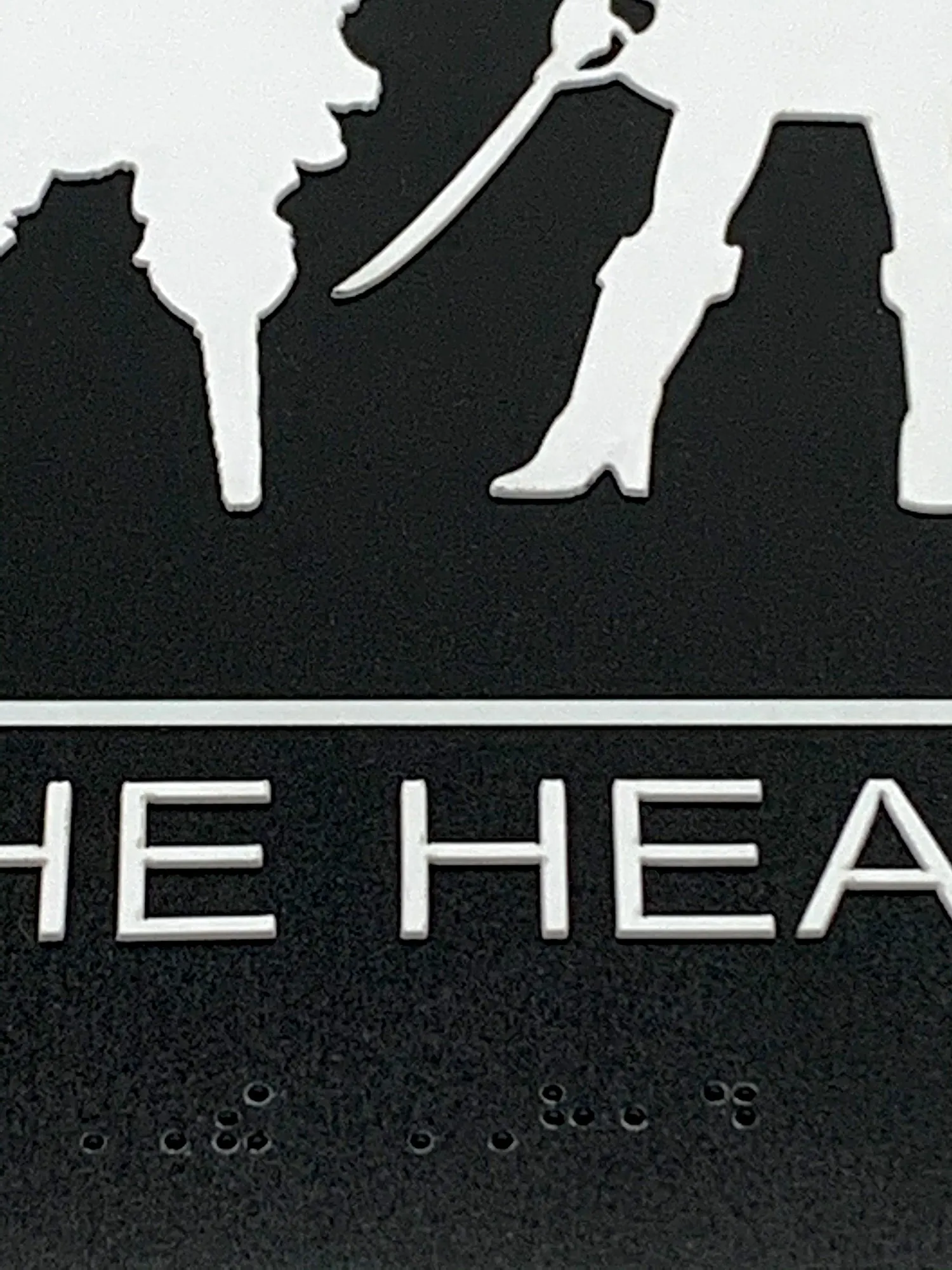 ADA Compliant “Pirates Head" - Nautical Themed Unisex Restroom / Bathroom Sign