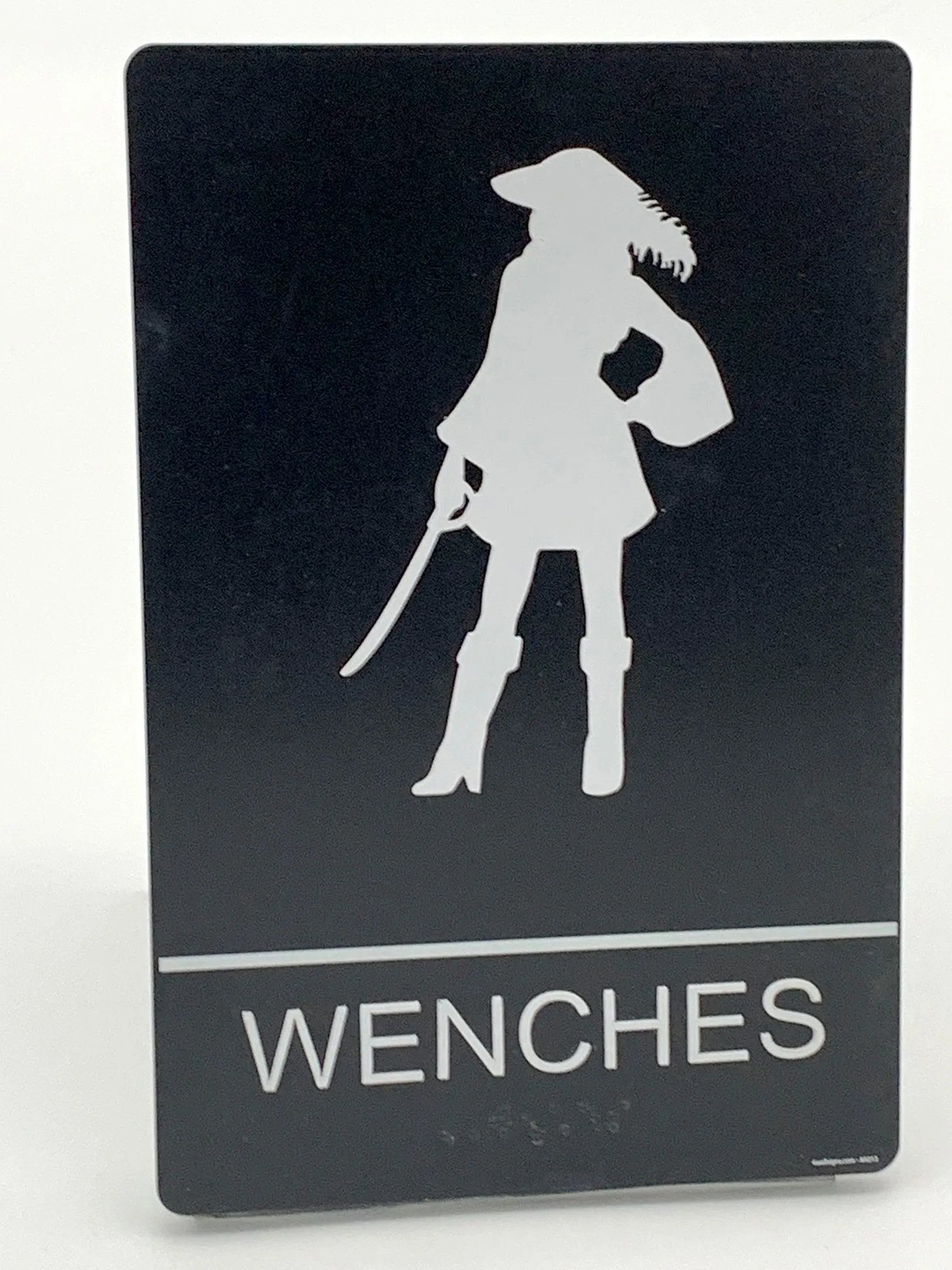 ADA Compliant “Pirates" - Wench & Pirate Themed Restroom Signs