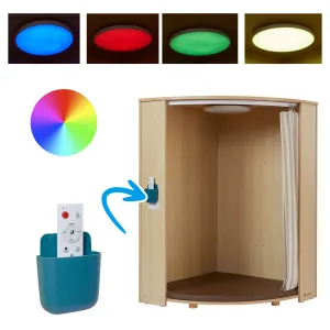 ADHD & Autism-Friendly Sensory LED Lights & Sound Booth | Bluetooth | SMART applicance Compatible |3-10 Years