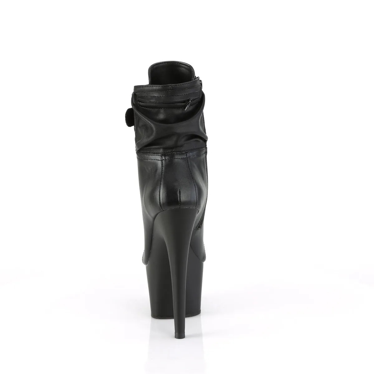 ADORE-1020POUCH  Black Faux Leather/Black Matte
