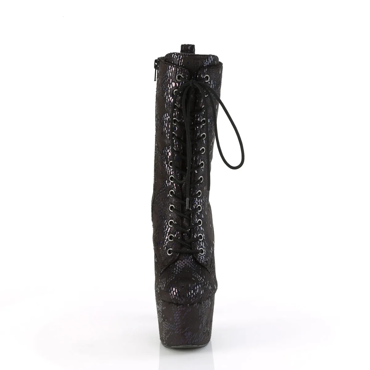 ADORE-1040SPF  Black Oil Slick Met. Snake Print Fabric/M