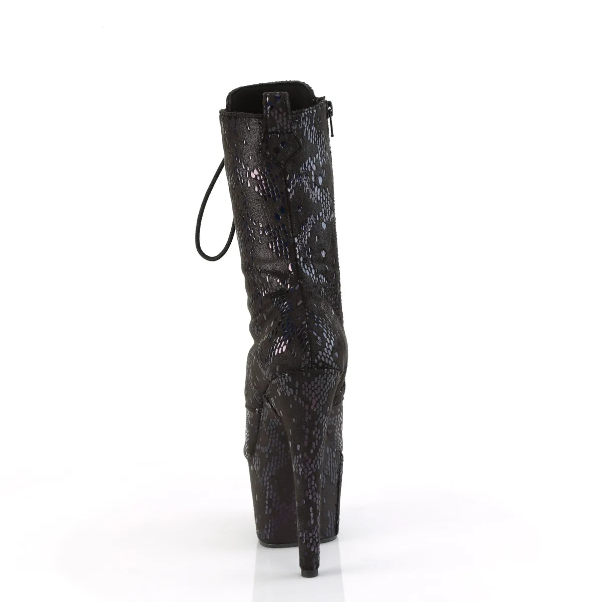 ADORE-1040SPF  Black Oil Slick Met. Snake Print Fabric/M