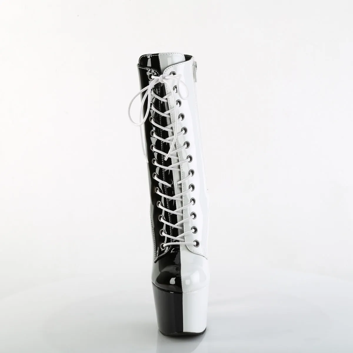 ADORE-1040TT  Black-White Patent/Black-White