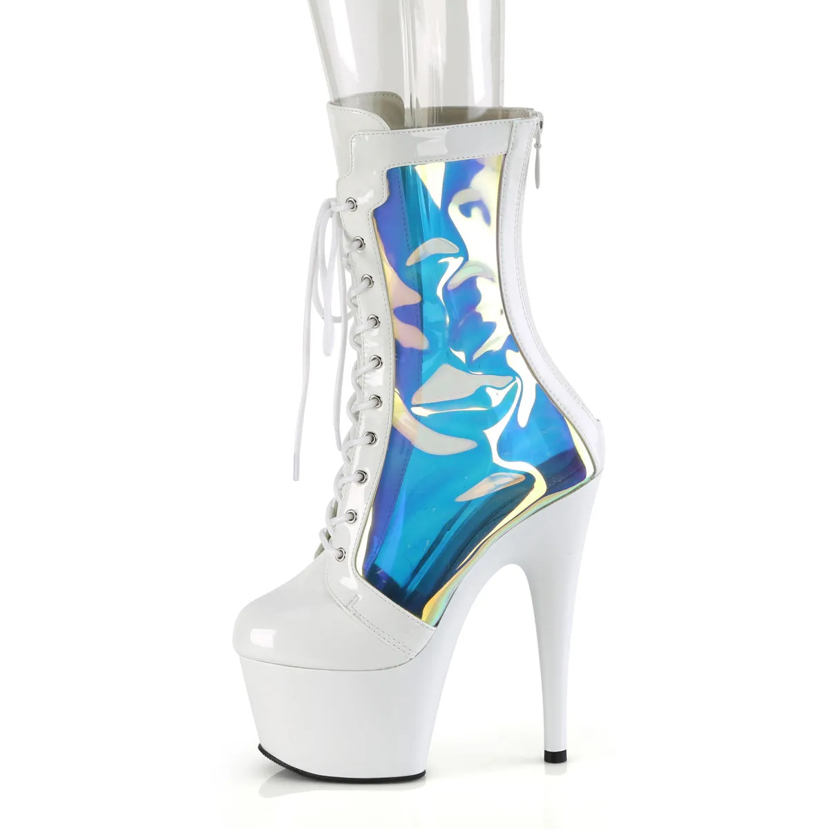 ADORE-1047  White Patent-Holo/White