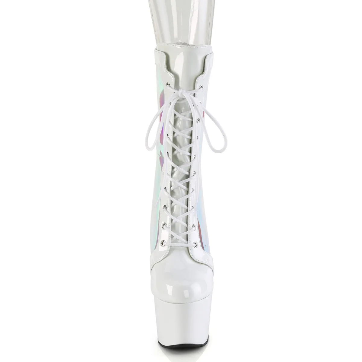ADORE-1047  White Patent-Holo/White