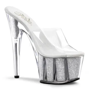 ADORE-701G  Clear/Silver Glitter