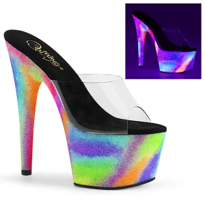 ADORE-701GXY  Clear/Neon Galaxy Mini Glitter