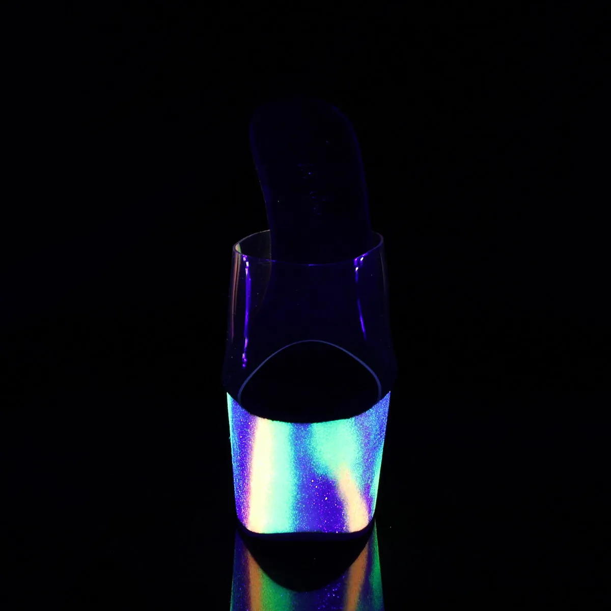 ADORE-701GXY  Clear/Neon Galaxy Mini Glitter