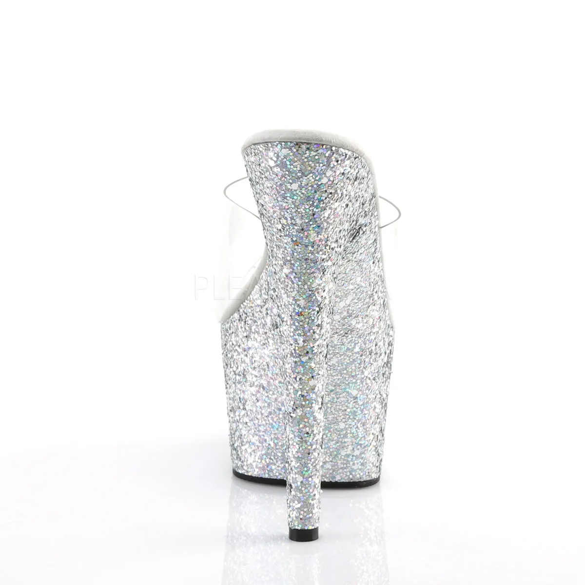 ADORE-701LG  Clear/Silver Multi Glitter