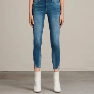 All Saints Mast Twisted Cropped Skinny Jeans sz 29 AllSaints