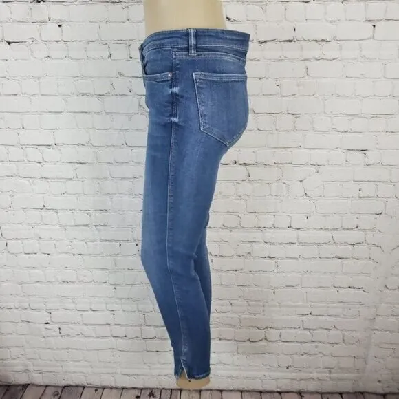 All Saints Mast Twisted Cropped Skinny Jeans sz 29 AllSaints