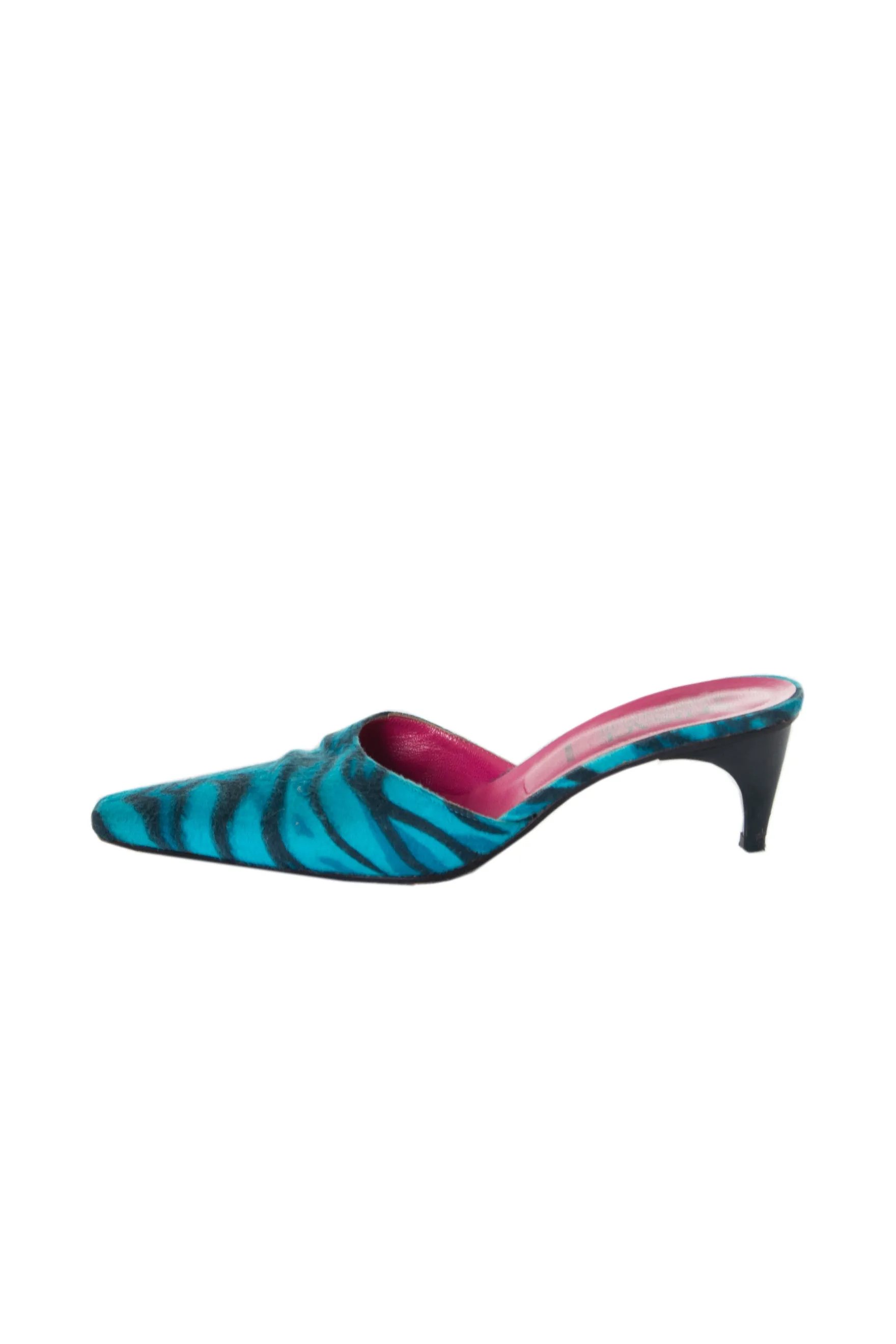 Animal Print Pointed Mules