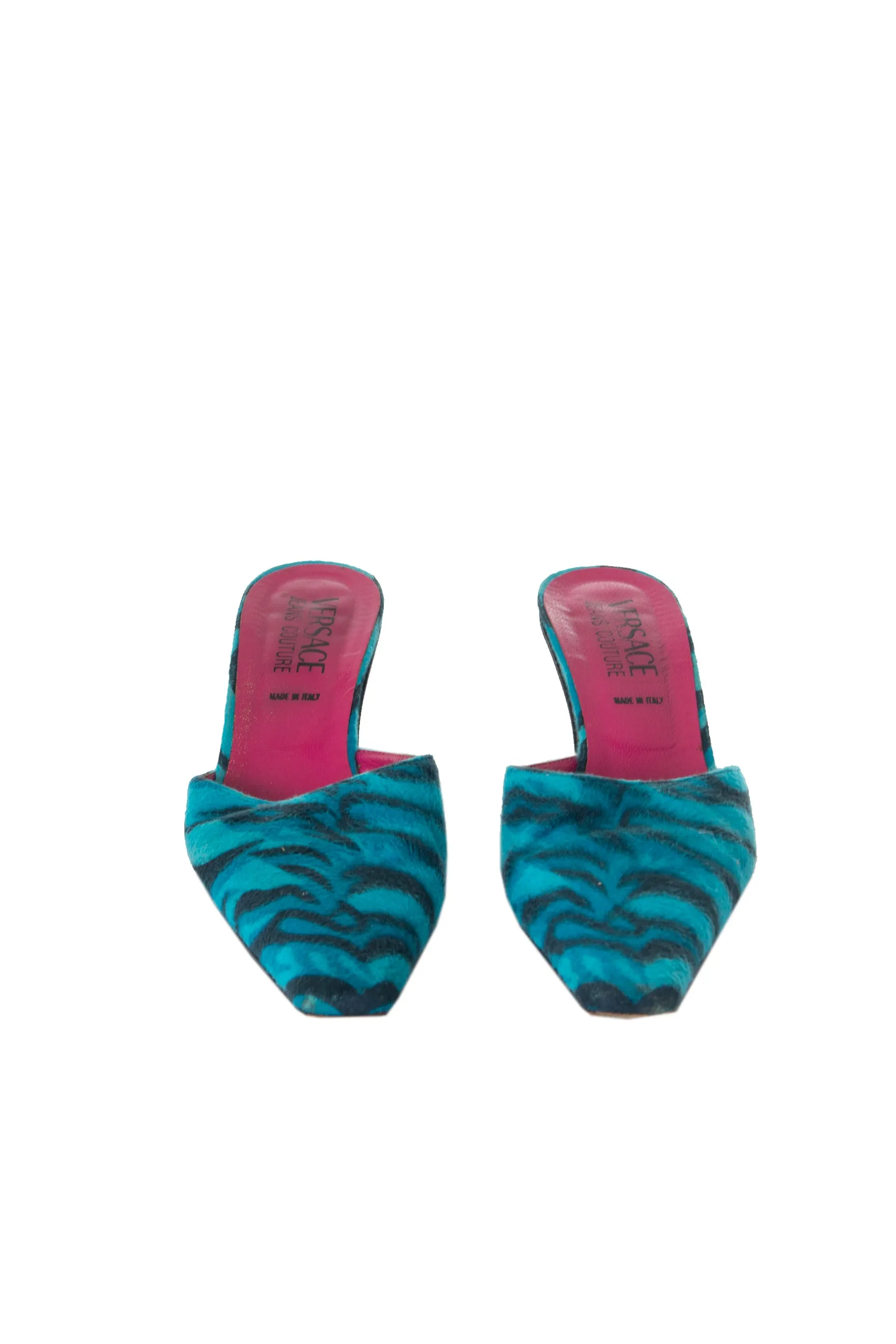 Animal Print Pointed Mules