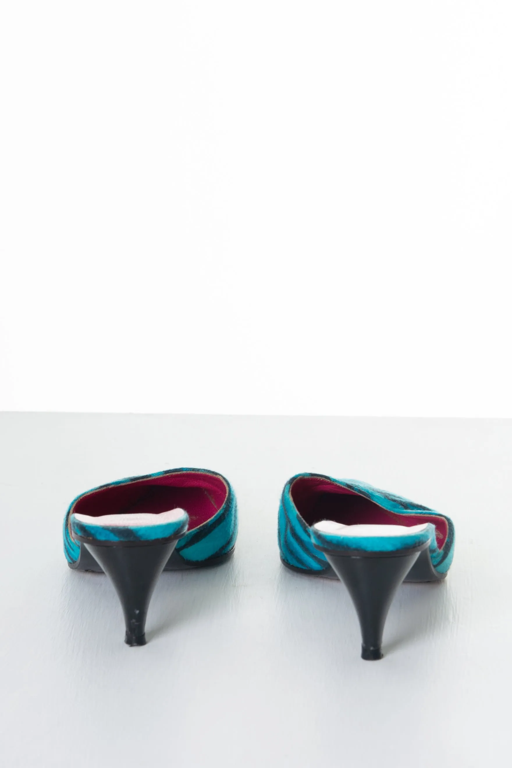 Animal Print Pointed Mules