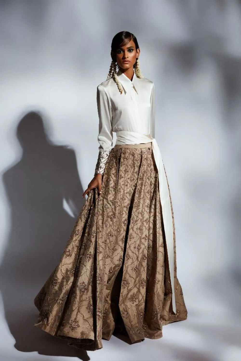 Ann Pleated Lehenga