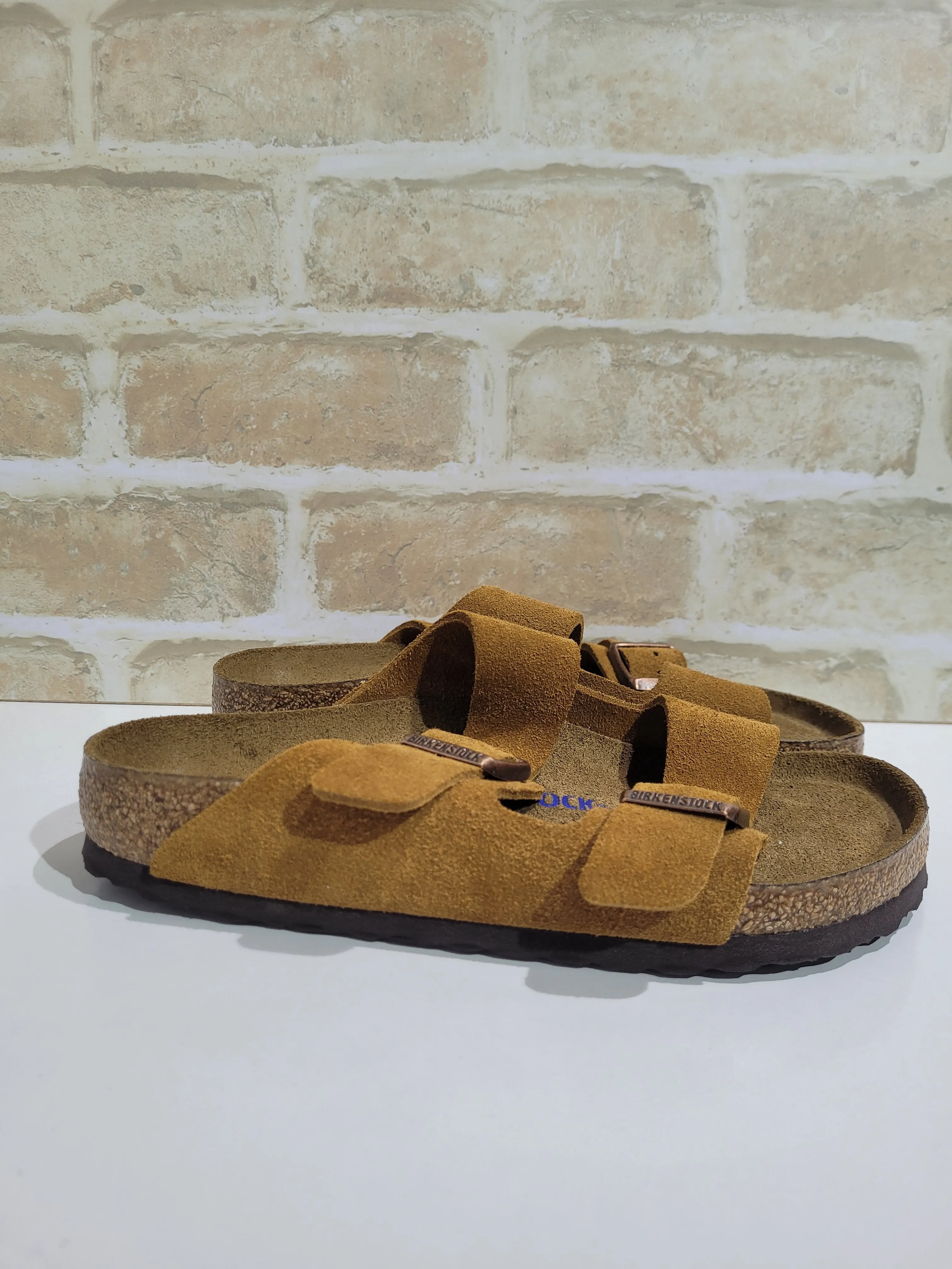 Arizona Mink Suede Regular by Birkenstock