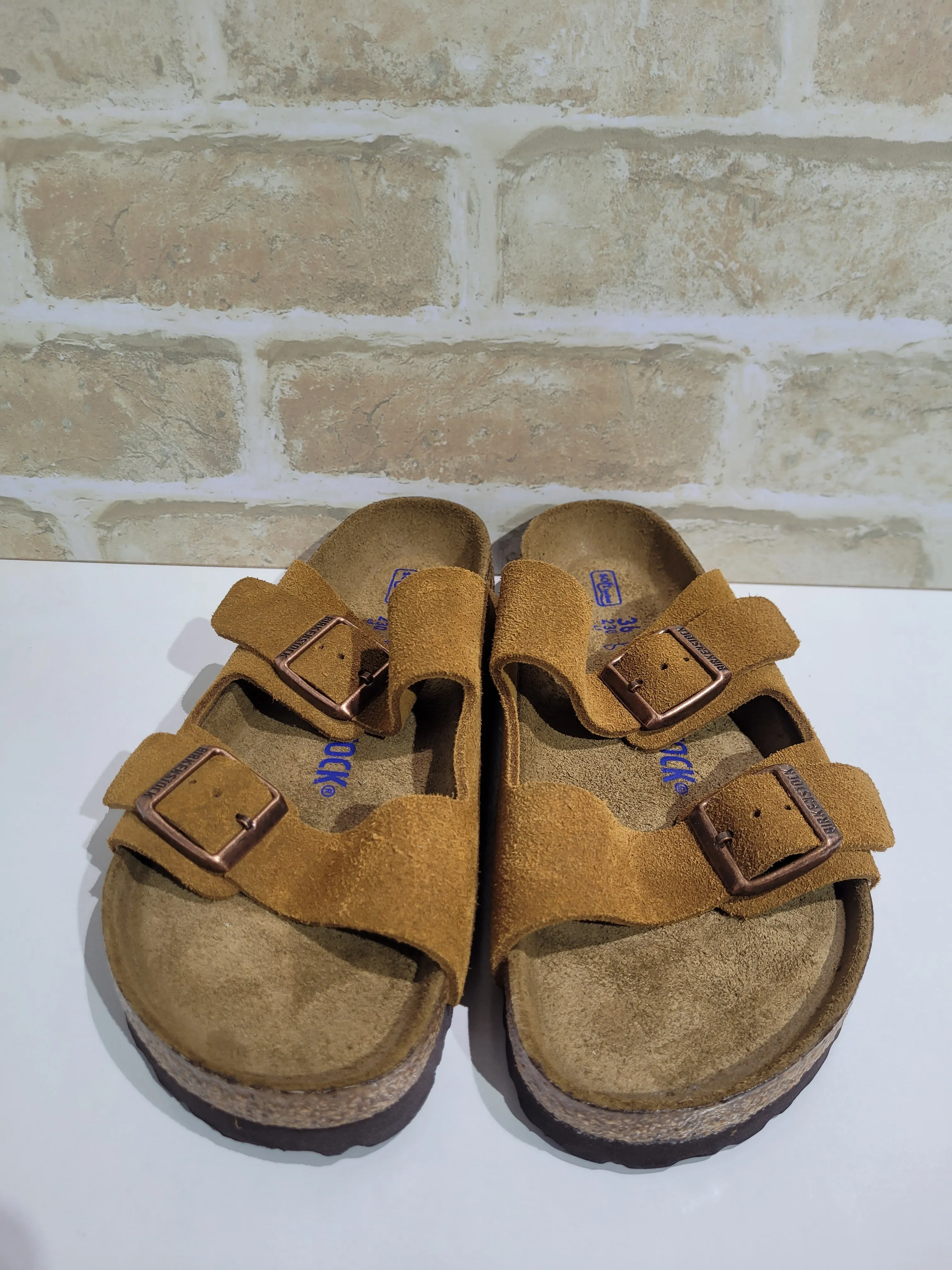 Arizona Mink Suede Regular by Birkenstock