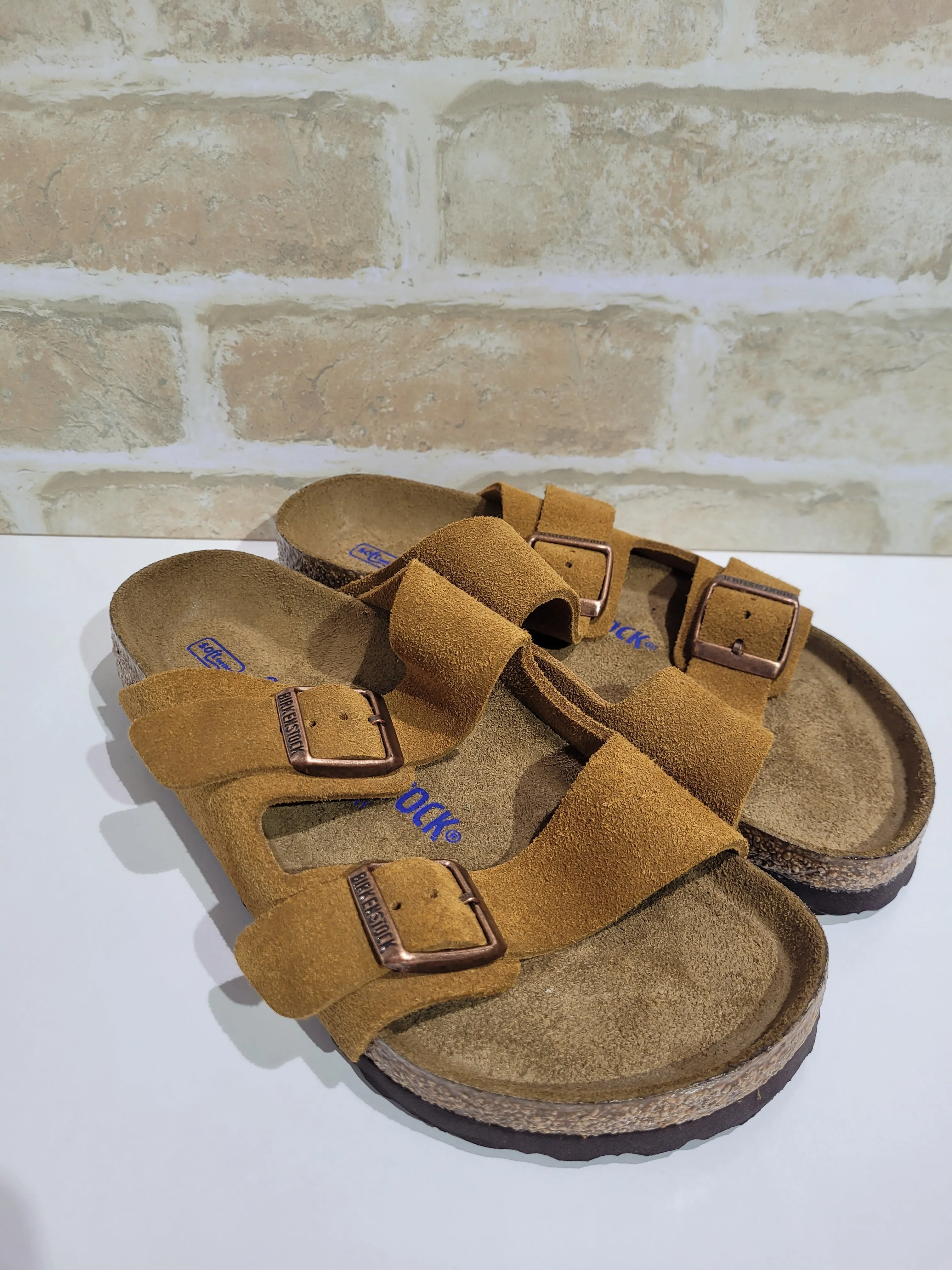 Arizona Mink Suede Regular by Birkenstock