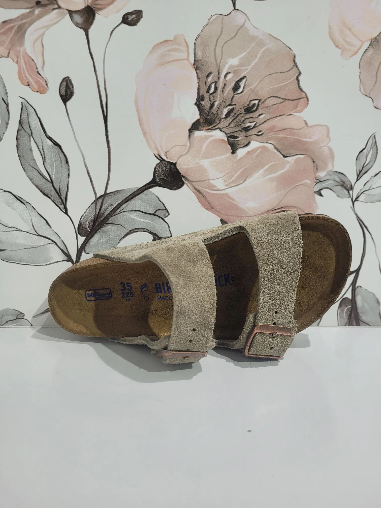 Arizona Taupe Suede Regular by Birkenstock