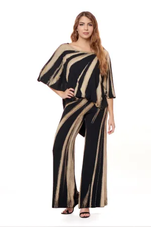 Art Deco Beaded Palazzo Suit