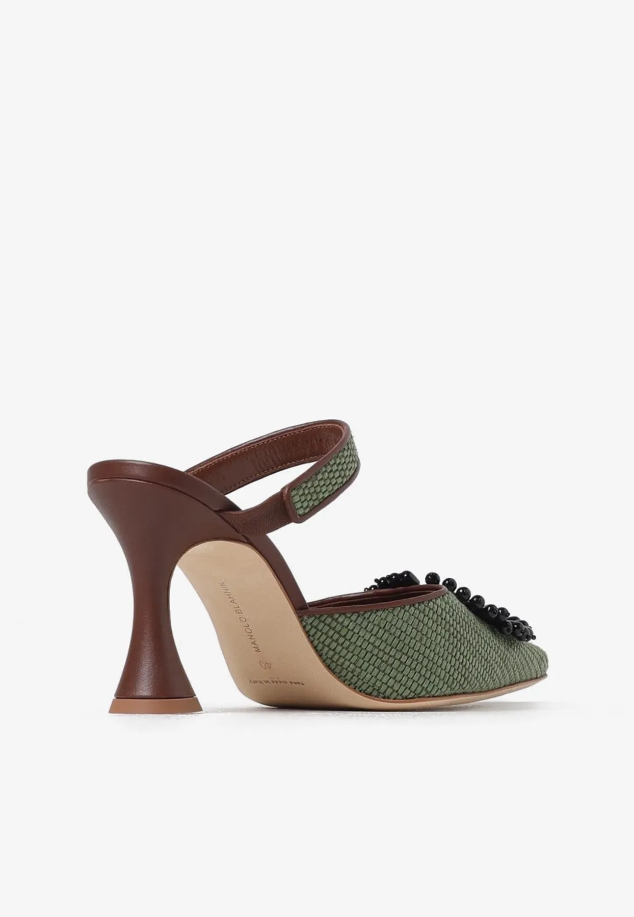 Atika 90 Raffia Pointed Mules