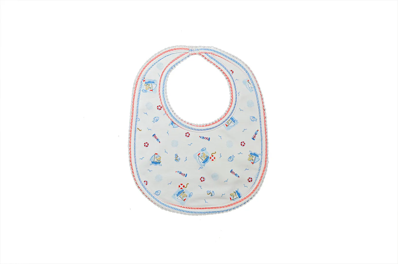 Baby Boy's Nautical Bear Bib