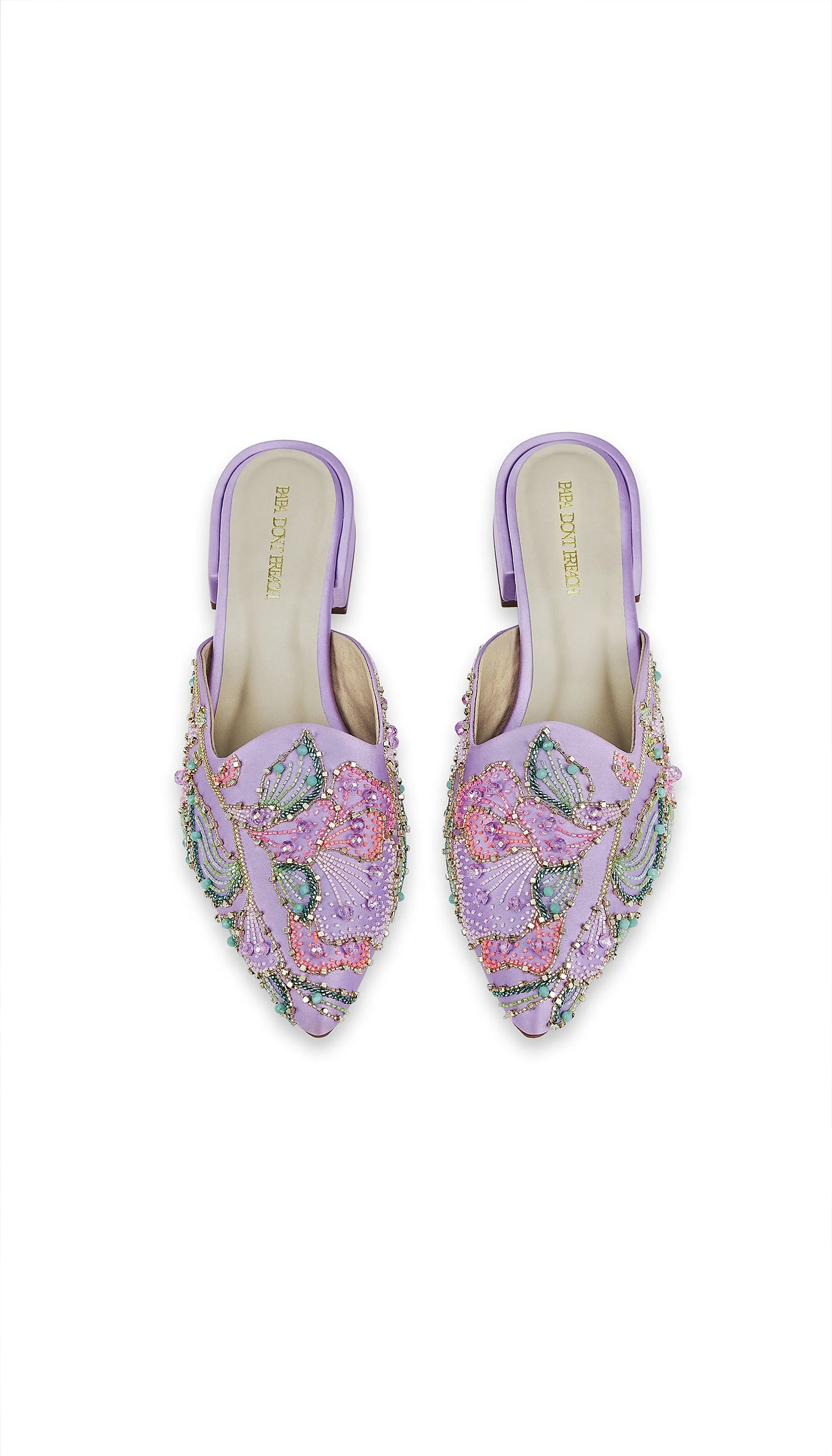 Beaded Bloom : Mules