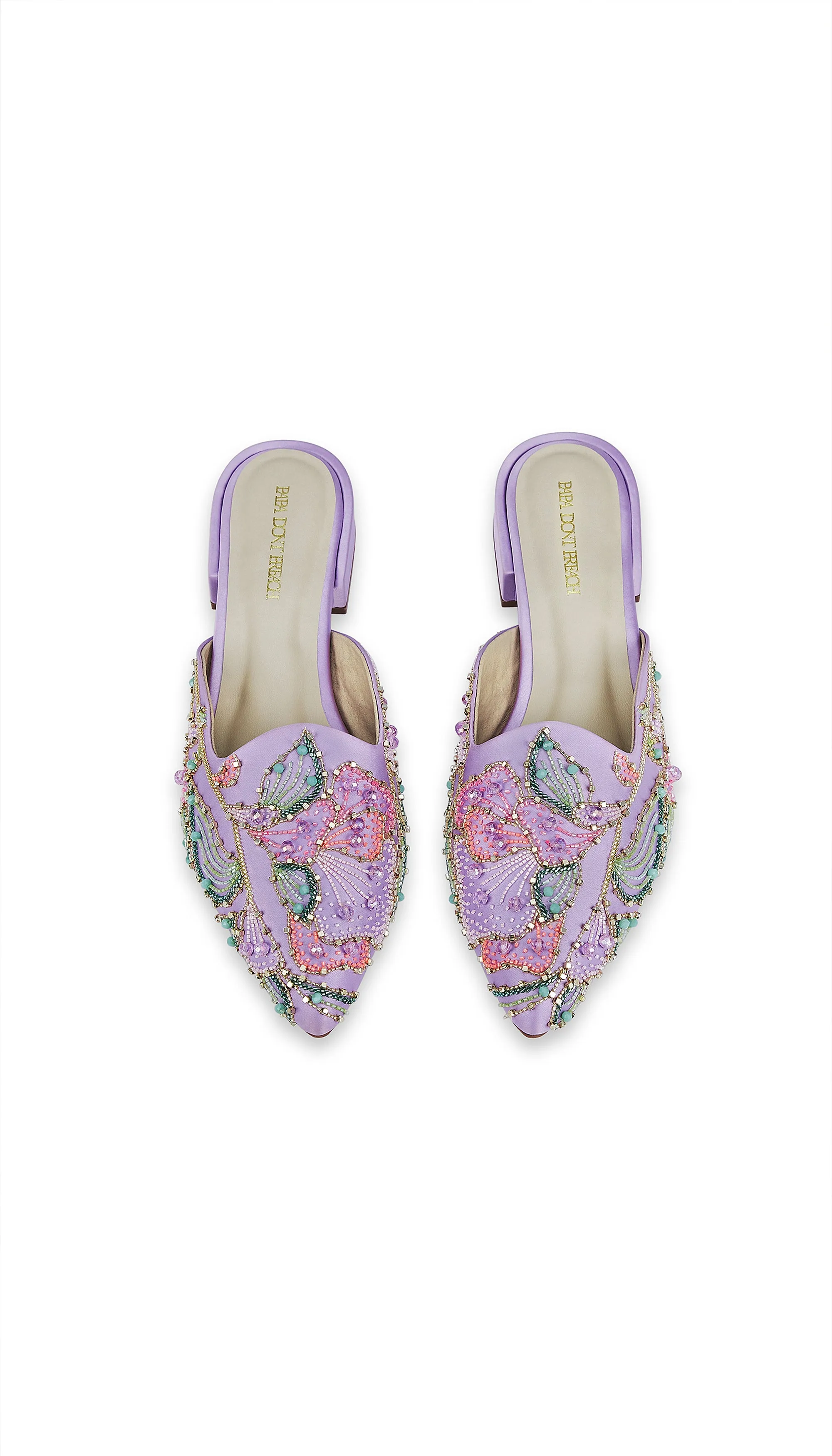 Beaded Bloom : Mules