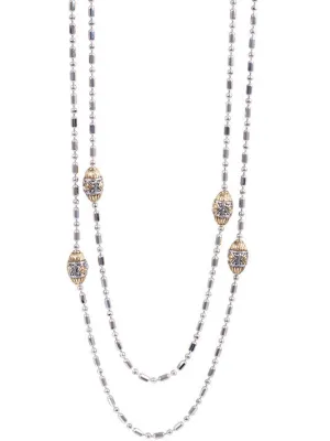 Beaded Long Strand Necklace