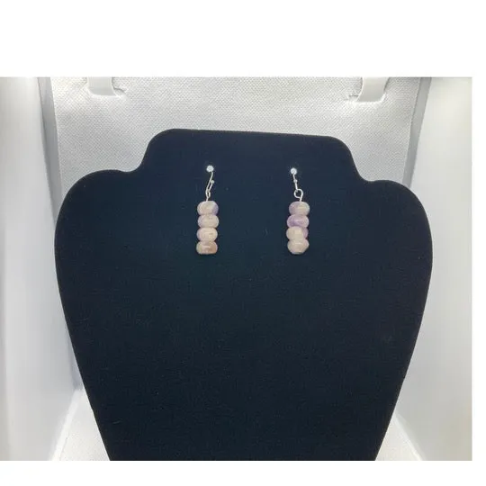Beaded Silver Earring Sets