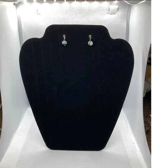 Beaded Silver Earring Sets