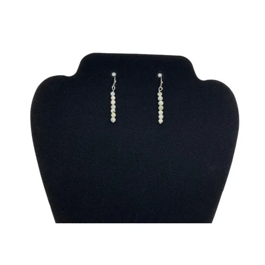 Beaded Silver Earring Sets
