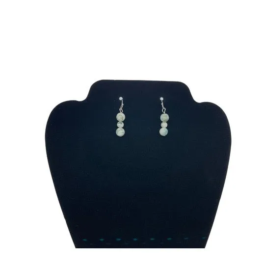 Beaded Silver Earring Sets