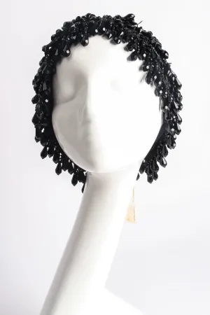 Beaded Urchin Cloche Casque Cap