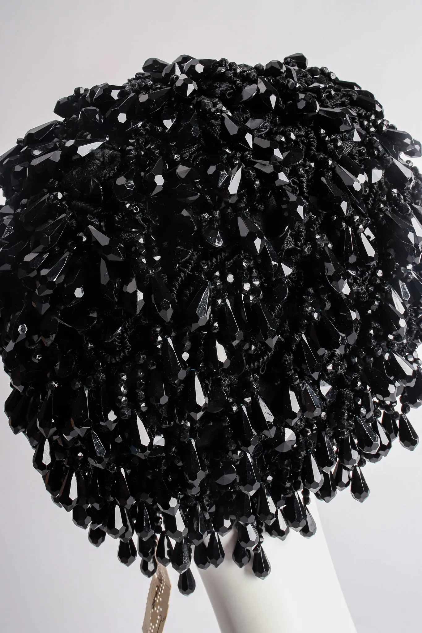 Beaded Urchin Cloche Casque Cap
