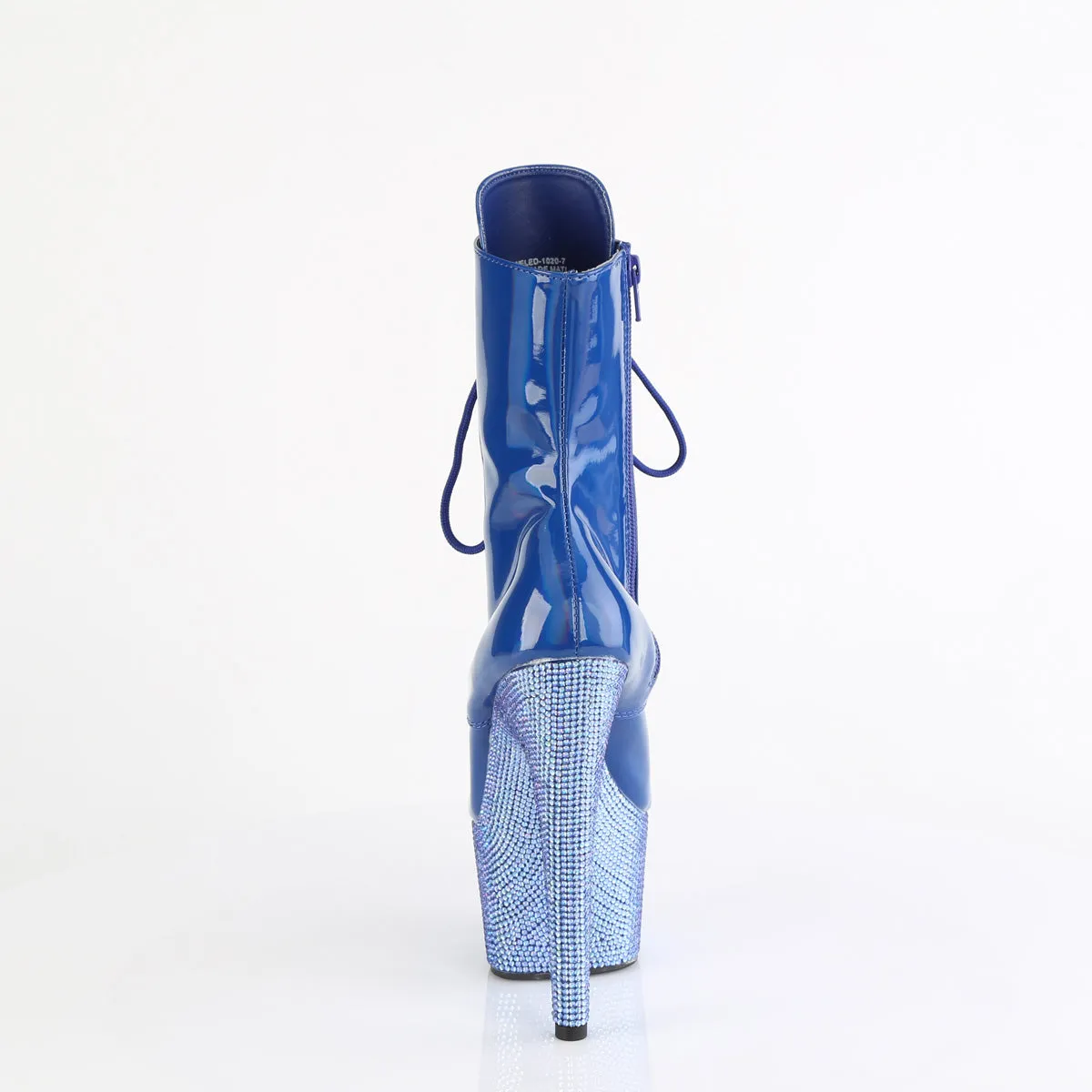 BEJEWELED-1020-7  Blue Holo Patent/Blue AB RS
