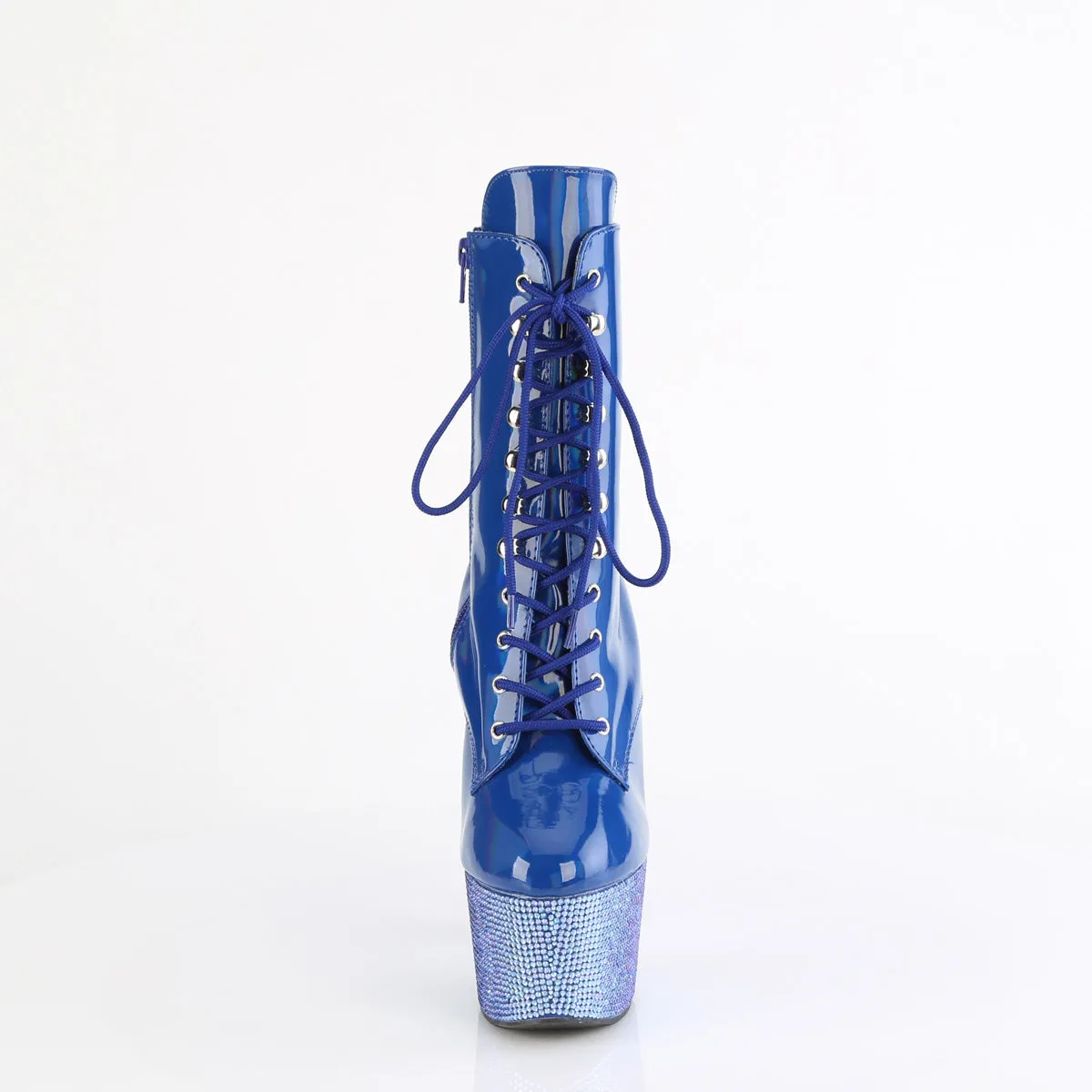 BEJEWELED-1020-7  Blue Holo Patent/Blue AB RS
