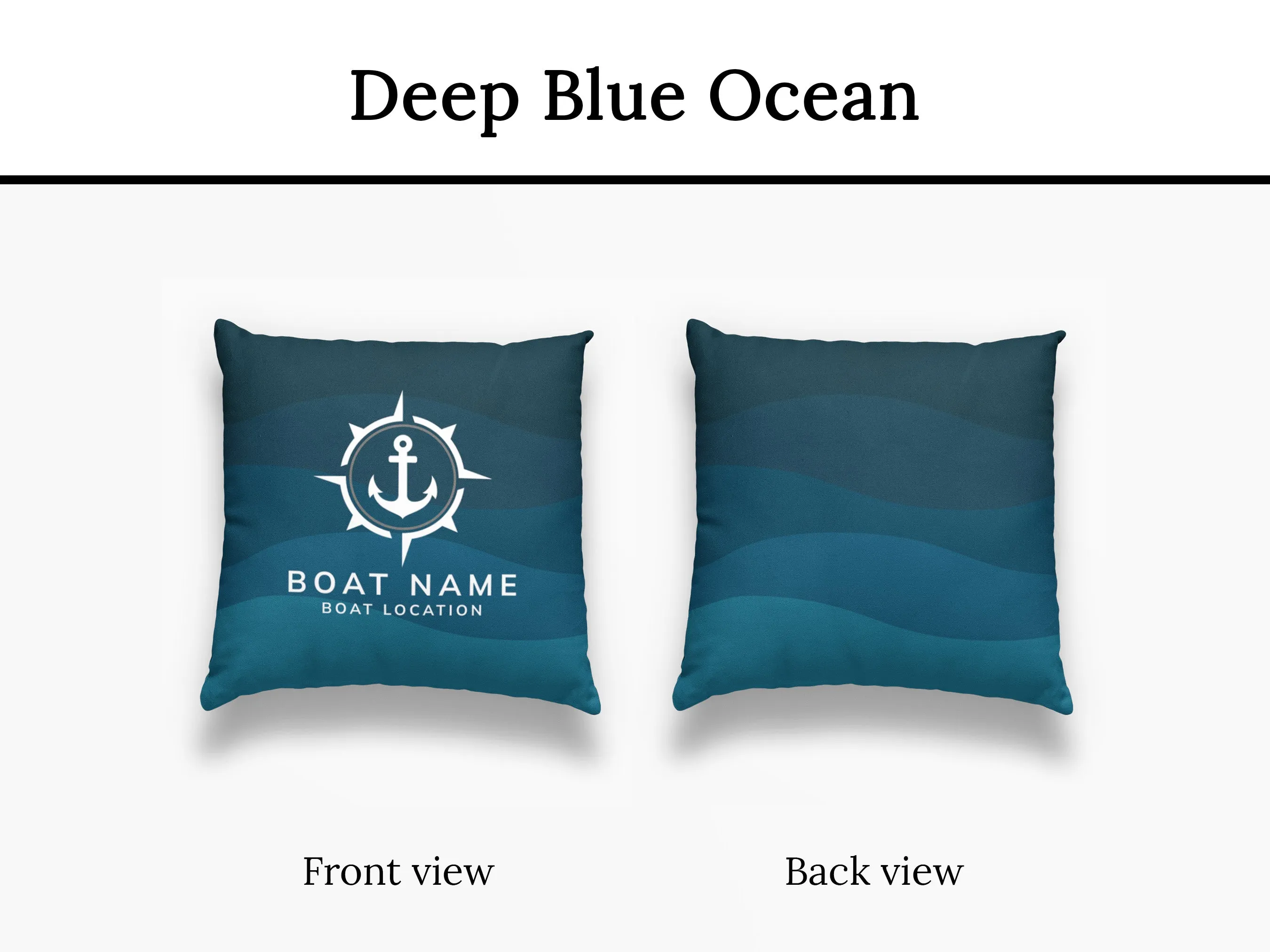 Boat Pillow | Upwind Design