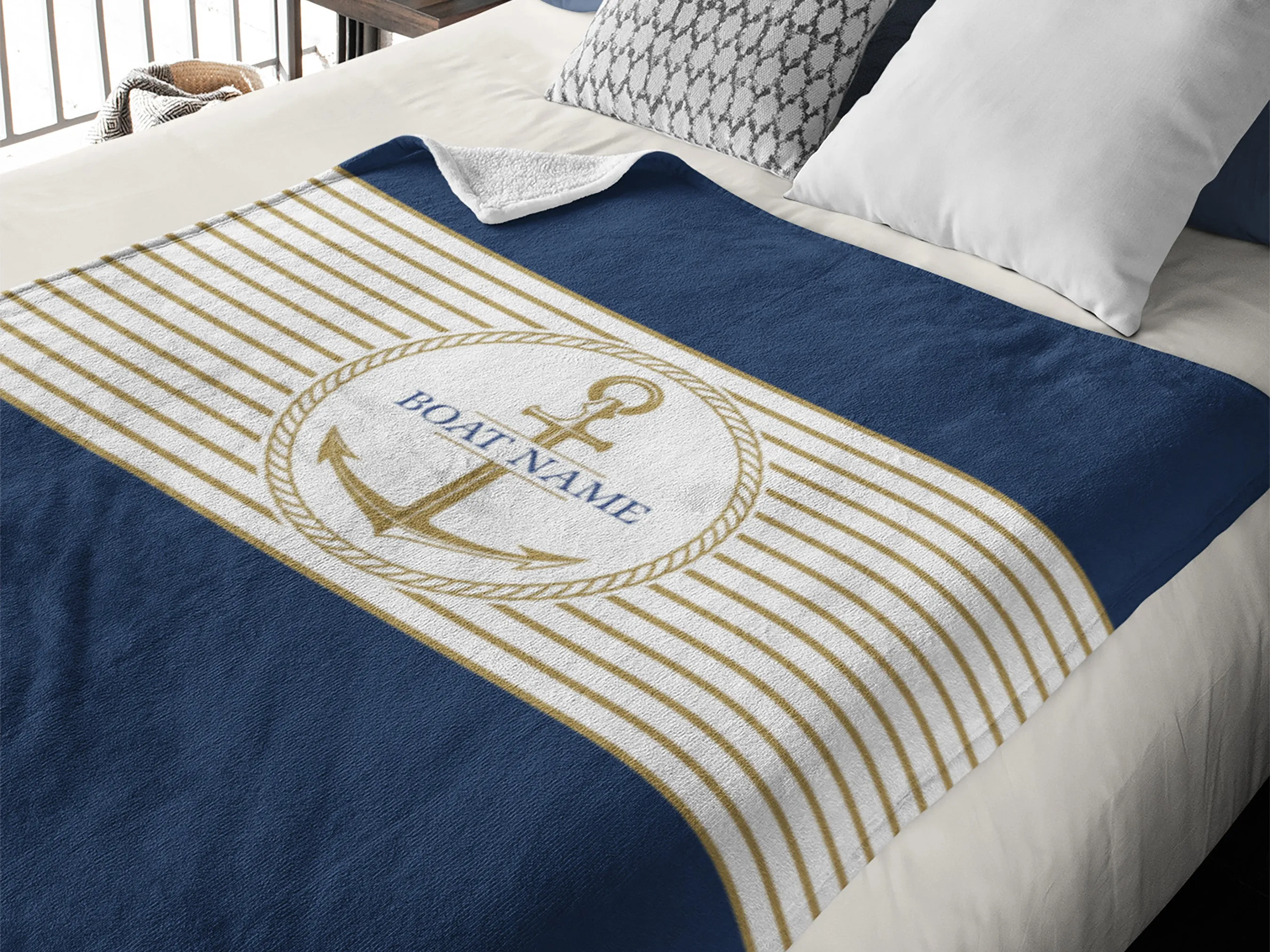 Boat Sherpa Blanket | Upwind Design