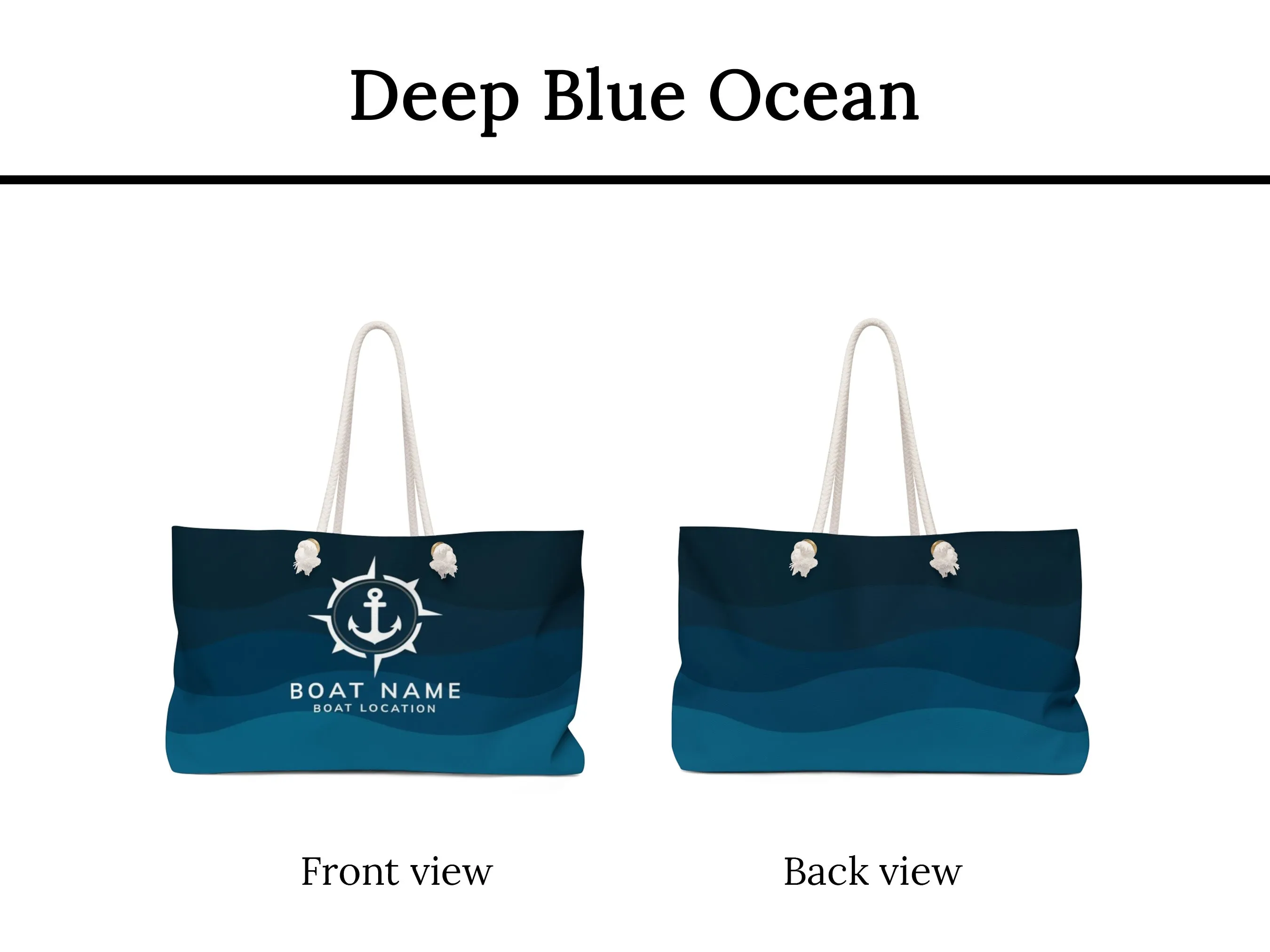 Boat Weekender Bag | Upwind Design