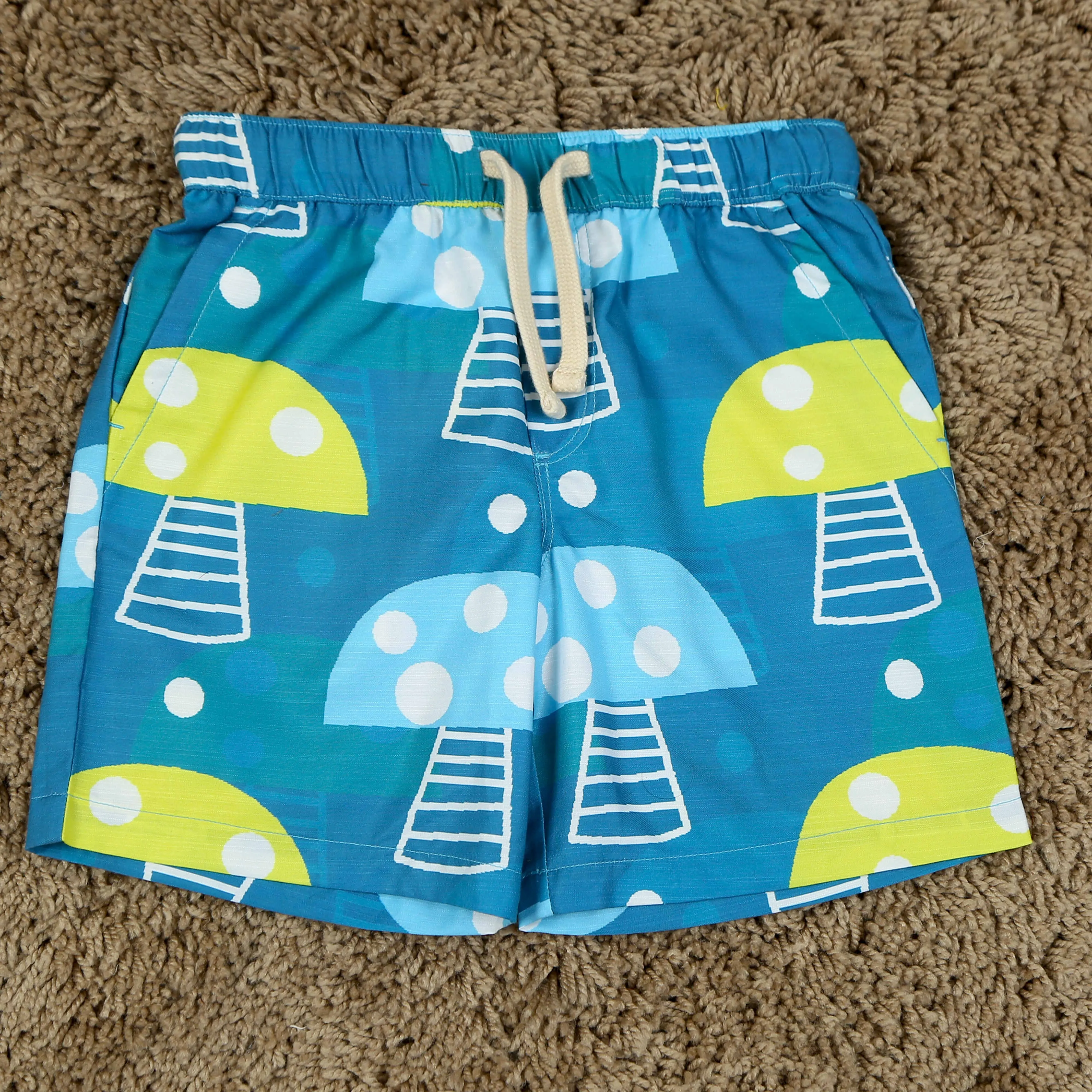 Boys & Girls Unisex Boat Printed Shirt & Short Co-Ord Set Teal