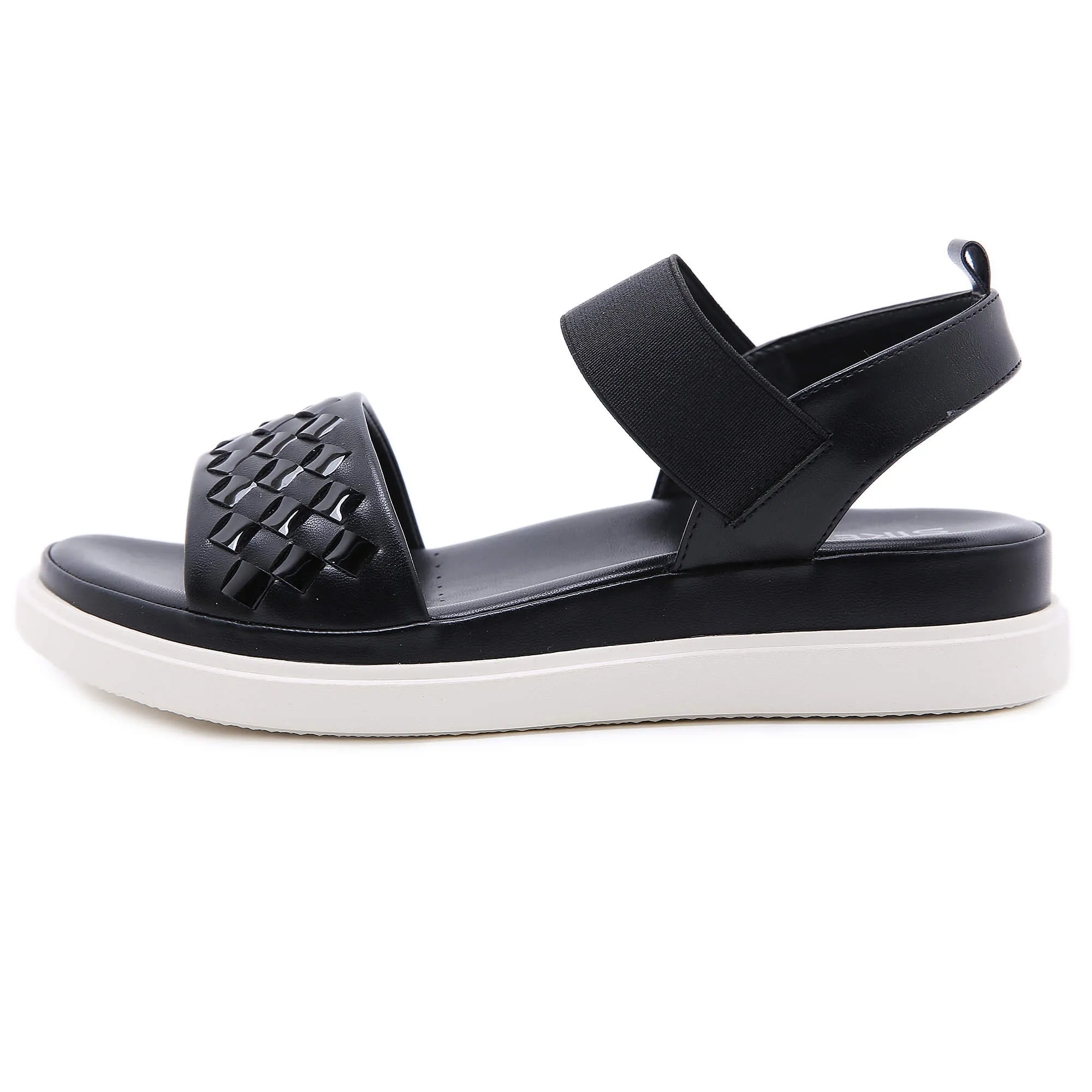 Braided Rubber Band Forever Slides Flat Sandals - Siketu